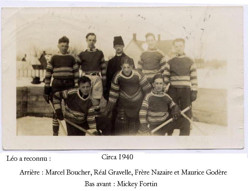 Autre équipe sur laquelle Léo a joué vers 1940